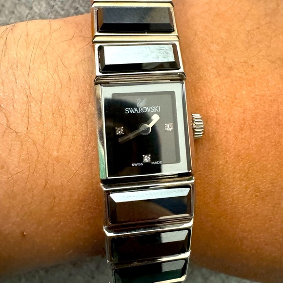 Swarovski Accessories - Swarovski watch stainless steel swiss made